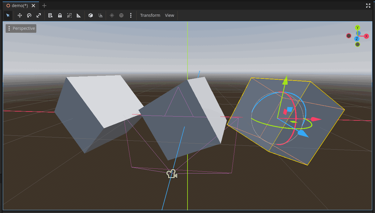 change positions and rotations