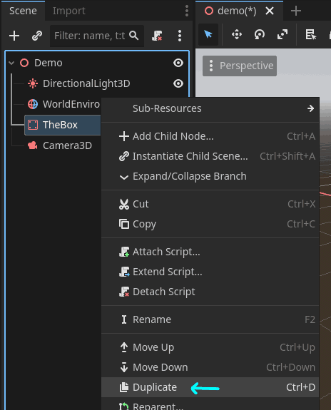 duplicate node