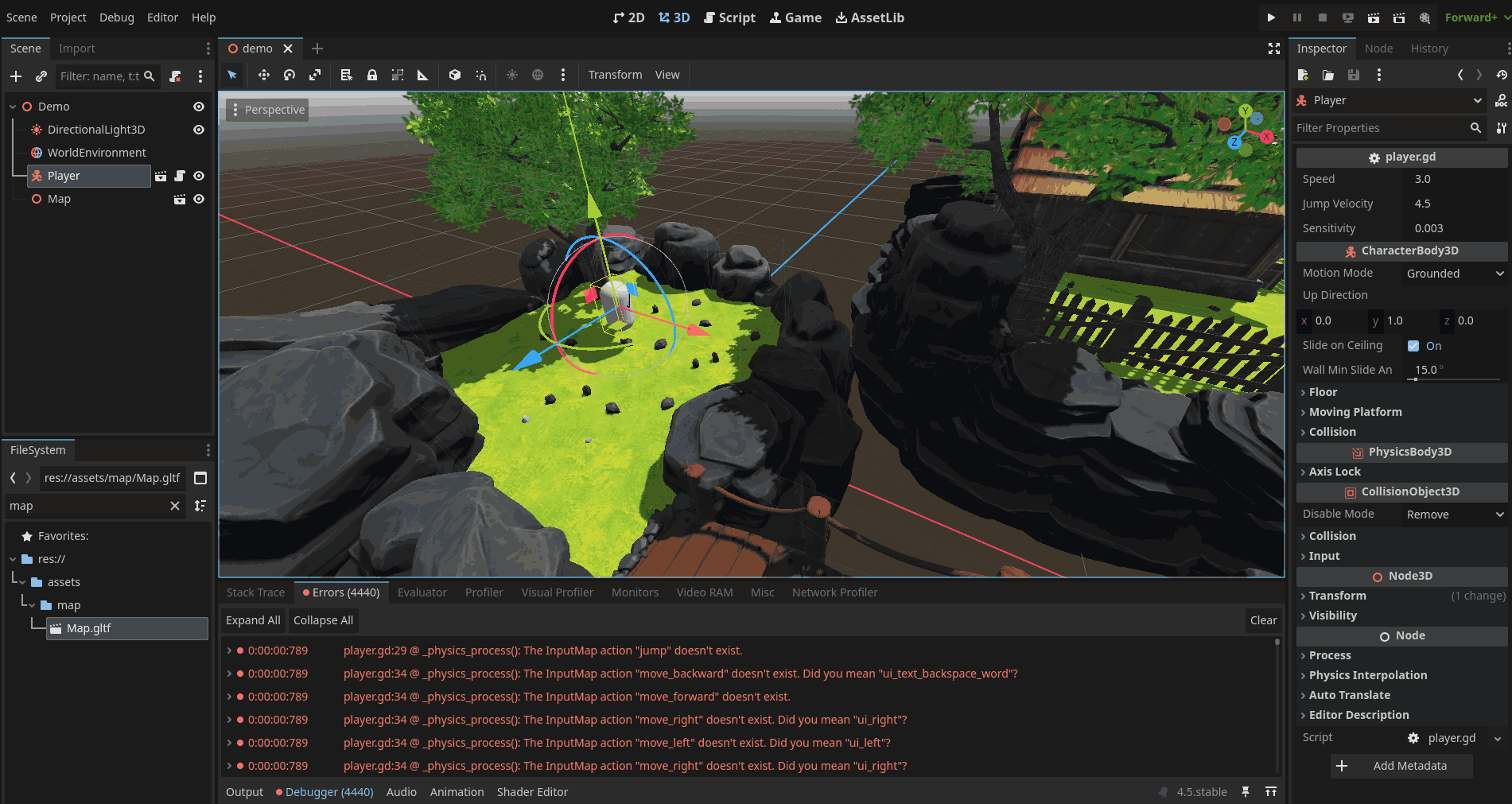 The Walking Simulator | Godot සිංහල